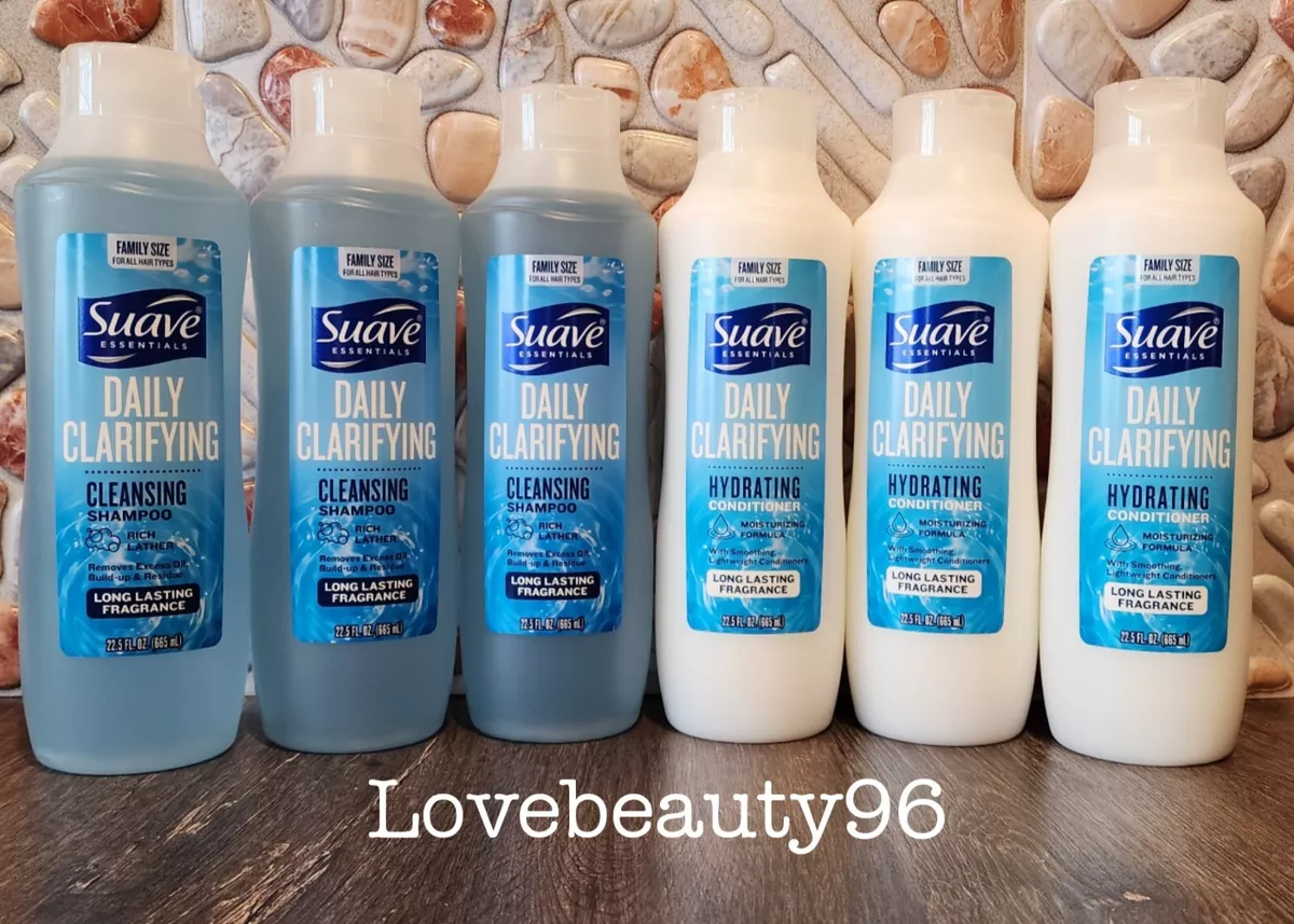 Suave shampoo daily clarifying deals