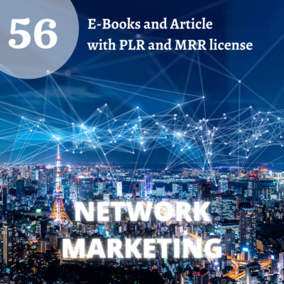 56 E-Book´s & Artikel zu Network Marketing in Englischer Sprache PLR u. MRR