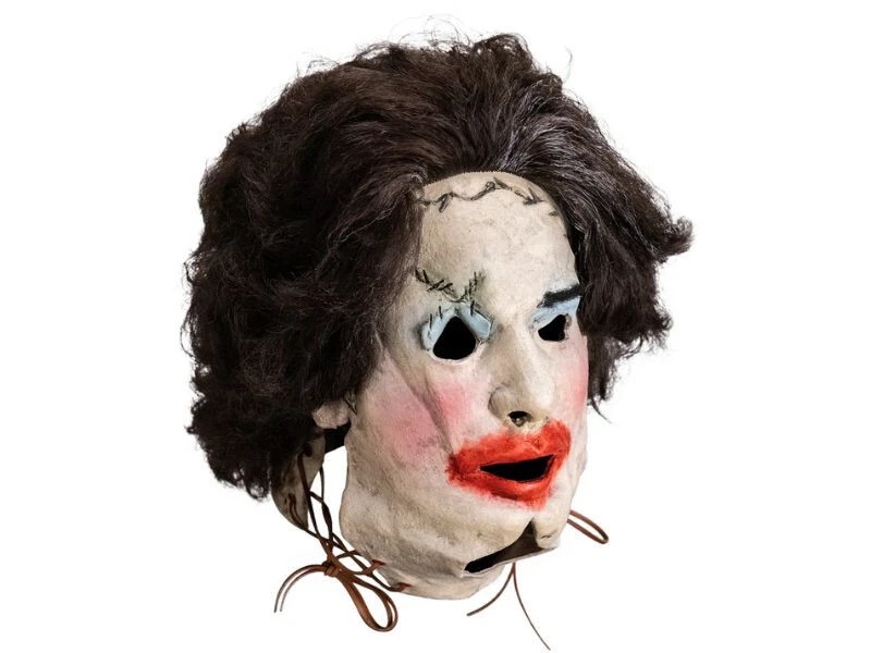 Máscara de mujer bonita Leatherface Texas motosierra masacre horror utilería Halloween TOT Foto 3 de 3