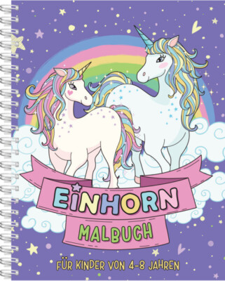 Einhorn-Malbuch für Kinder ab 4 Jahren | Topulo-Verlag | 2024 | deutsch