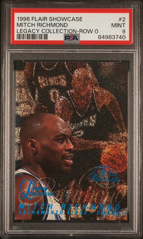 97-98 Fleer Mitch Richmond Jordan shadow card - Michael Jordan Cards
