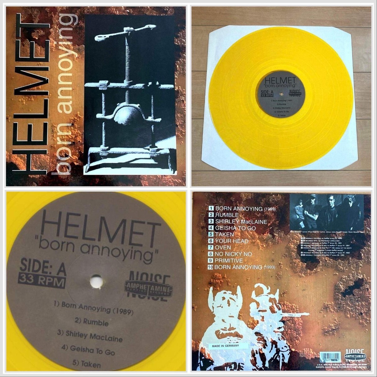 HELENT/ BORN ANNOYING レコード 希少 廃盤 HELENT/ BORN ANNOYING レコード 希少 廃盤
