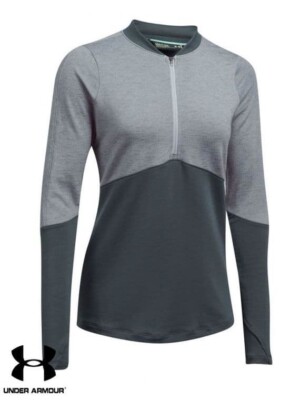 Under Armour ''Threadborne ColdGear'' Damenoberteile mit 1/2-Reißverschluss Größe: Large