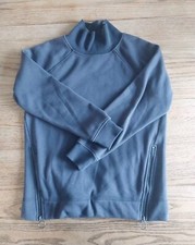Athleta Cozy Karma Soft Pullover Mock Neck Zip Sides Pockets Purple Womens Sz XS