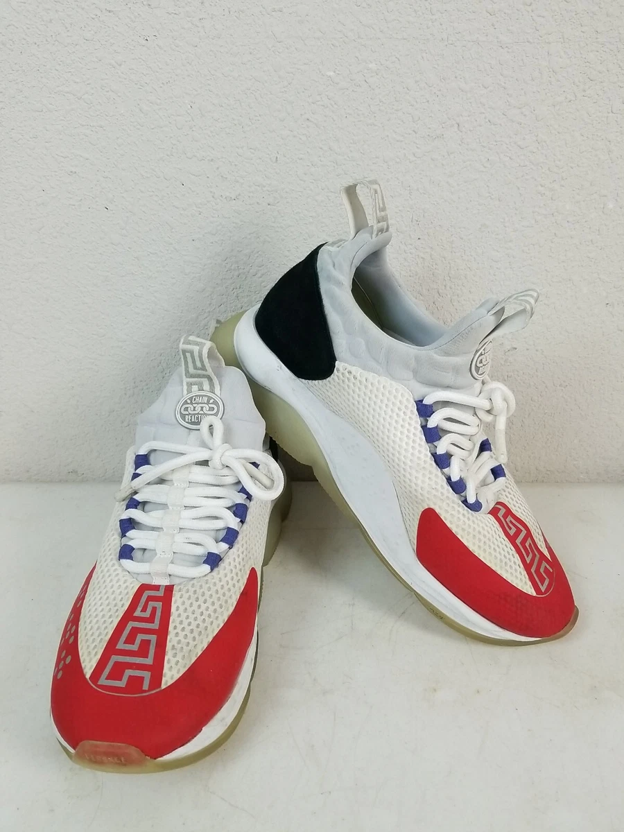 Versace Chain Reaction White Blue Red