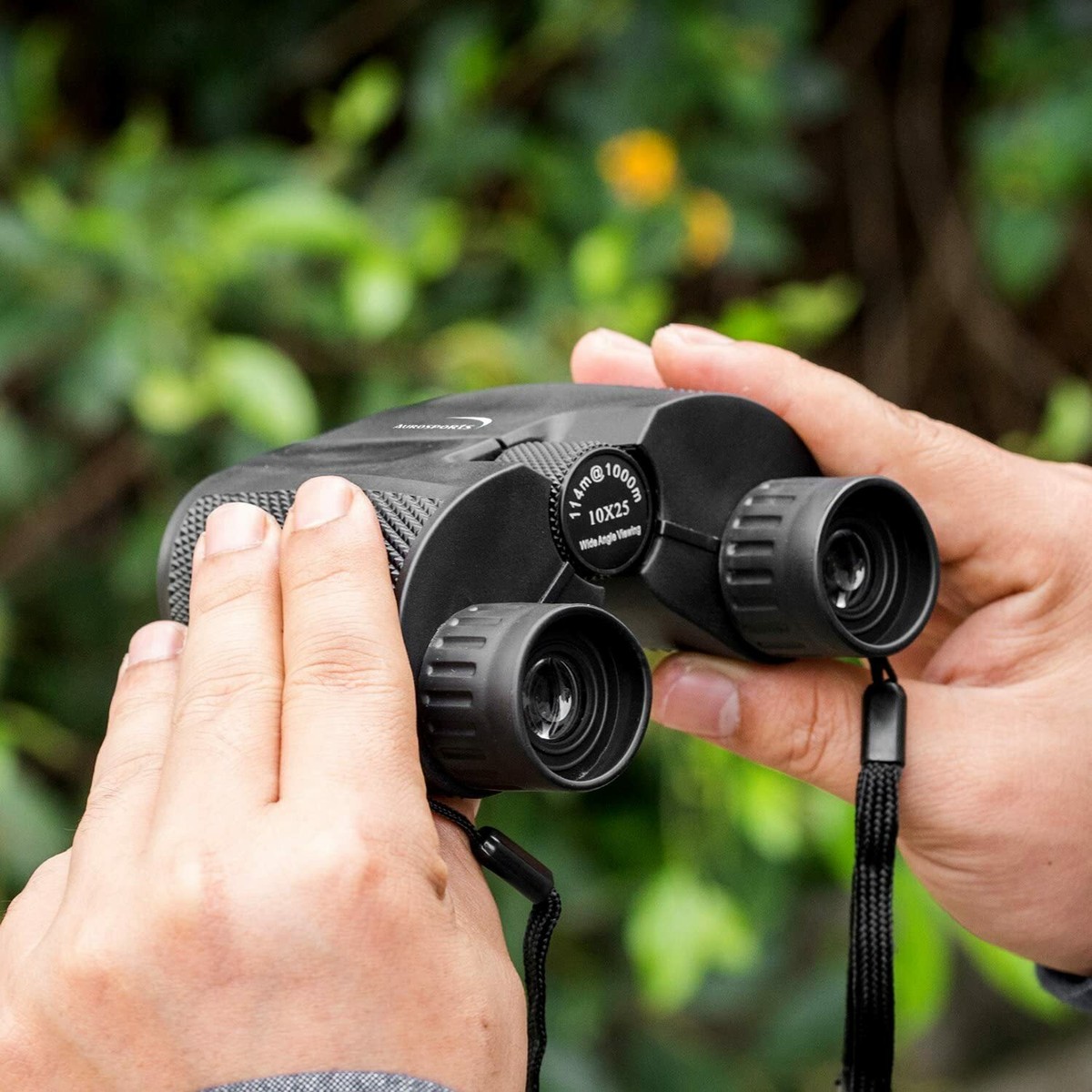 Binoculars For Adults Aurosports 10x25 Compact Binoculars