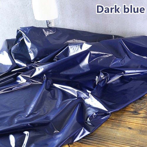 Tela de cuero sintético PU delgada impermeable brillante para abrigo acolchado chaqueta costura artesanal - Imagen 17 de 30