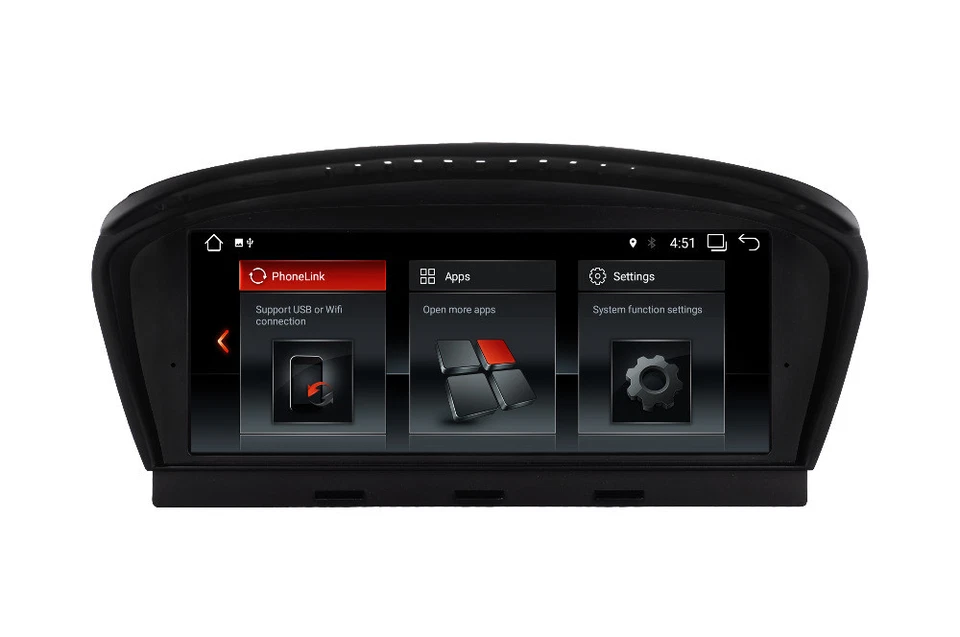 Android 13 Car GPS Navigation for For BMW 3 Series E90 5 Series E60 2003-2012 - Image 4 of 4