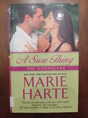 The Donnigans Ser.: A Sure Thing by Marie Harte (2016, Hardcover, Large Type...