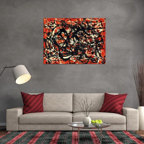 V8933 Jackson Pollock Free Form 1946 Pintura Arte Retro PÓSTER DE PARED IMPRESIÓN REINO UNIDO - Imagen 2 de 13