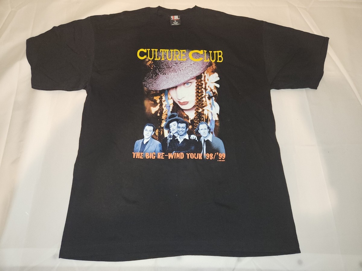 CultureClub　'98  VINTAGE Original Culture Club Big Re-Wind Tour Shirt 1998-99 giant