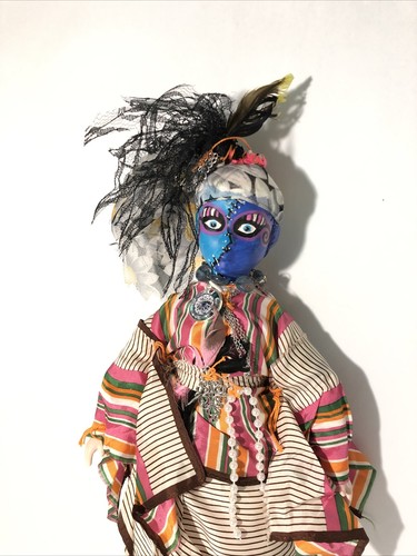 Creepy Horror Doll-Hand Made, OOAK- 18” Porcelain. Gothic, Shelf Sitter Doll. - Picture 14 of 20