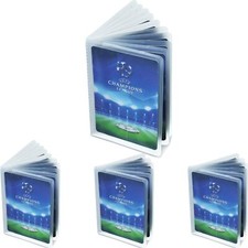 4 Pack 10 Pages Wallet Insert Plastic Credit Card Holder for Bifolds or Trifolds