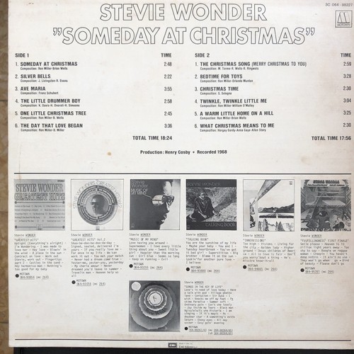 Stevie Wonder Someday At Christmas Lp 33rpm Italia Press - Foto 2 di 2
