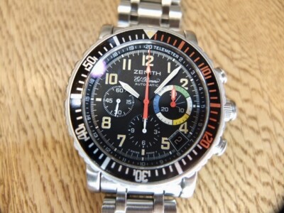 ZENITH Rainbow Flyback Automatic Black Dial