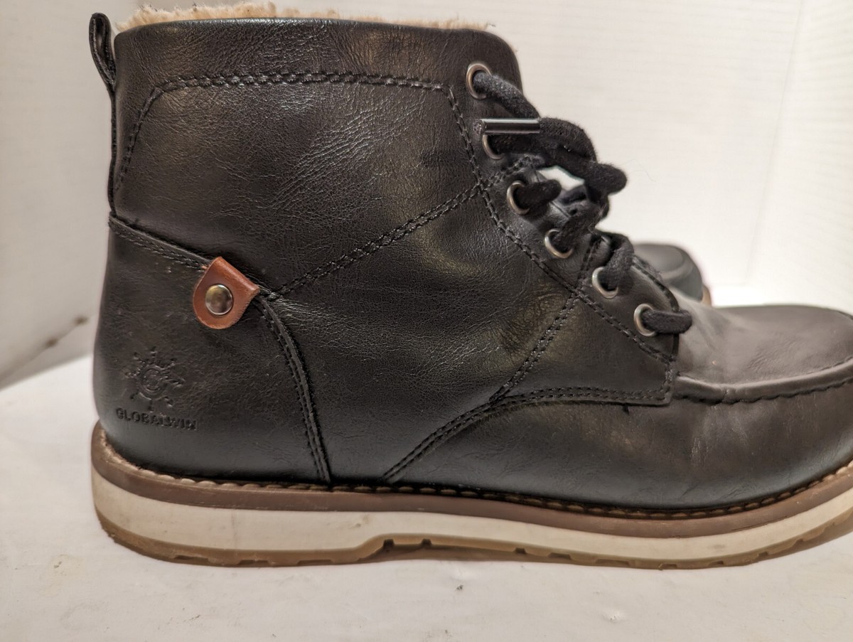 GLOBALWIN Mens Classic Lace Up Winter Water Resistant Chukka Boots Gray Size 12 Amazon.com: GLOBALWIN Mens 16402 Dk Brown Classic Lace Up  main image 3