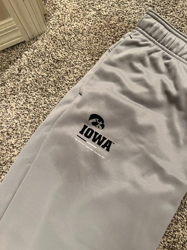 Nike Men's Iowa Hawkeyes ThermaFit Sideline On-Field Jogger Pants Gray Sz Small - Picture 4 of 6