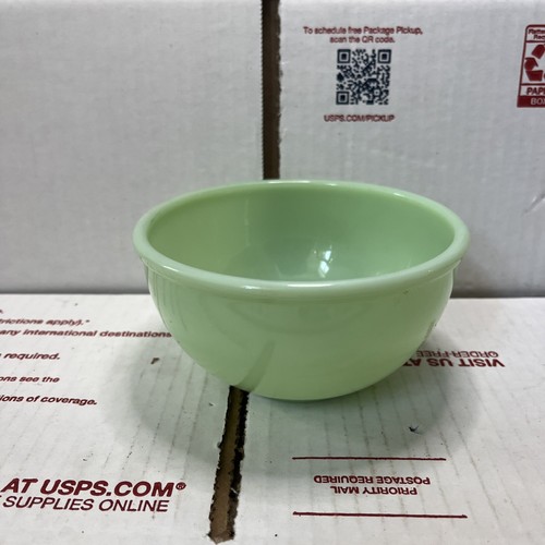Vintage Fire King 5” Green Glass Bowl - Great Shape