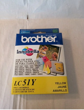 NEW GENUINE Brother LC51Y Yellow Ink Cartridge--Office Closure