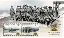 2020 Norfolk Island Pacific Peace Mini Sheet - MUH