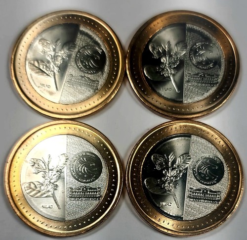 Lot Of 4 2021 Philippines coins 1st Release 2019. 20 Pesos. Manuel Quezon - Picture 2 of 7
