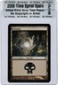 MTG Spanish 2006 Time Spiral SWAMP Lands 290 Test ERROR Card