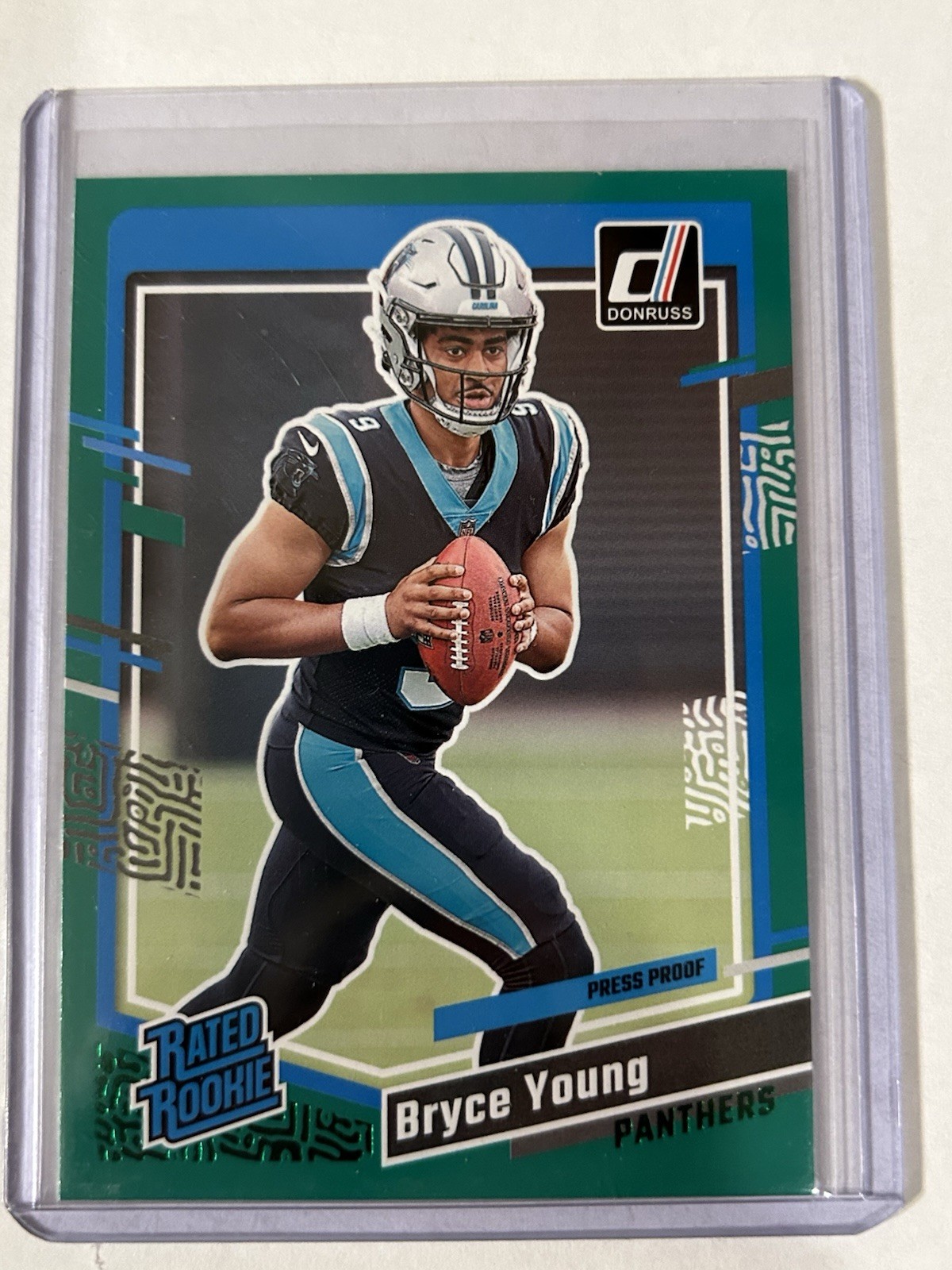 2023 Panini Donruss - Rated Rookie Bryce Young #311 Press Proof Green (RC)