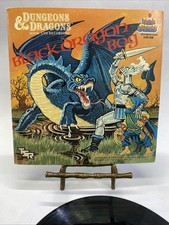 VTG Dungeons & Dragons Black Dragon Bog TSR Book & Recording Kid Stuff Records