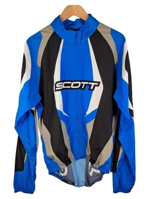 SCOTT Veste Cyclisme Homme Bleu Coupe-Vent Sport (EU 50, INT L) - Photo 1/4