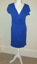 Electric Blue Maternity Dress  Size 10,.excellent condition 