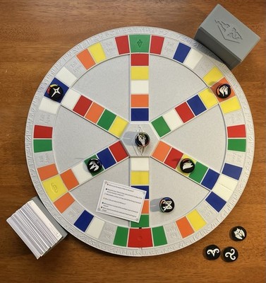 Skyrim Fantasy Board Game with Trivia Cards, Custom Tokens, and Game Board