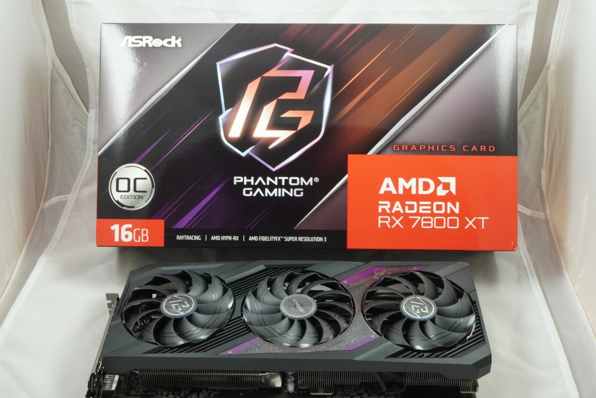 ASRock Phantom Gaming Radeon RX 7800 XT 16GB GDDR6 PCI Express 4.0 
