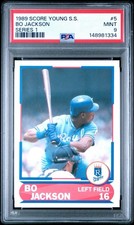 1989 Score #5 BO JACKSON Young Superstars Series 1 Rookie Card RC *New* PSA 9. rookie card picture