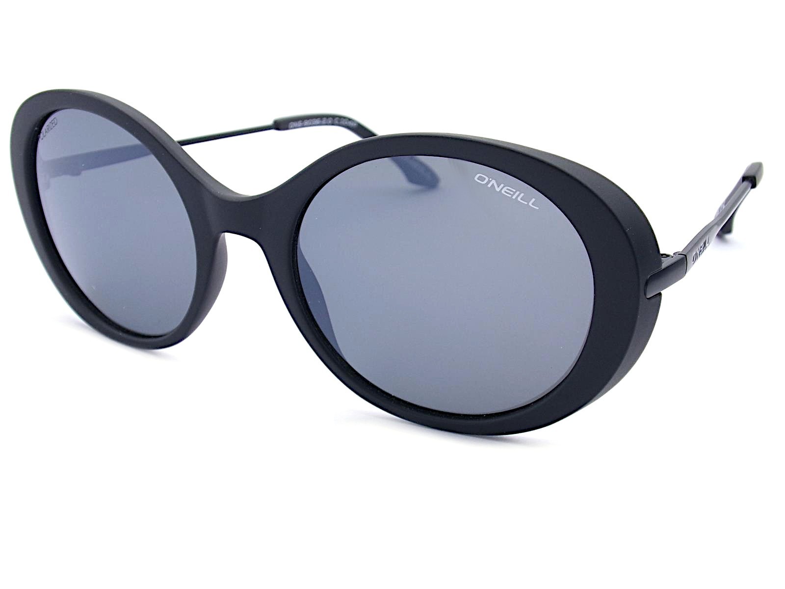 O'Neill Polarized Sunglasses 9036 2.0 Matte Black w/Silver Mirror AR Lenses 104P