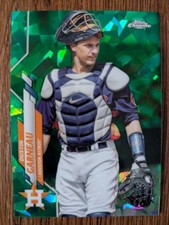 DUSTIN GARNEAU 2020 Topps Chrome Sapphire GREEN REFRACTOR 27/45 Card PWE