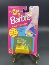 Vintage 90s BARBIE Food Processor   Wind Up Doll House Toy Accessory   NOS