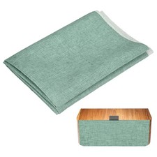 Speaker Grill Cloth 20" x 58" - Dustproof Speaker Fabric, Gray-Green