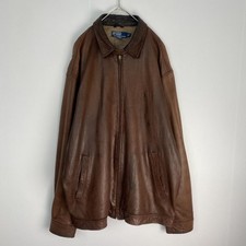 Ralph Lauren Men Jacket Rare Polo Vi Leather 90S Vintage Size Limited Edition VH