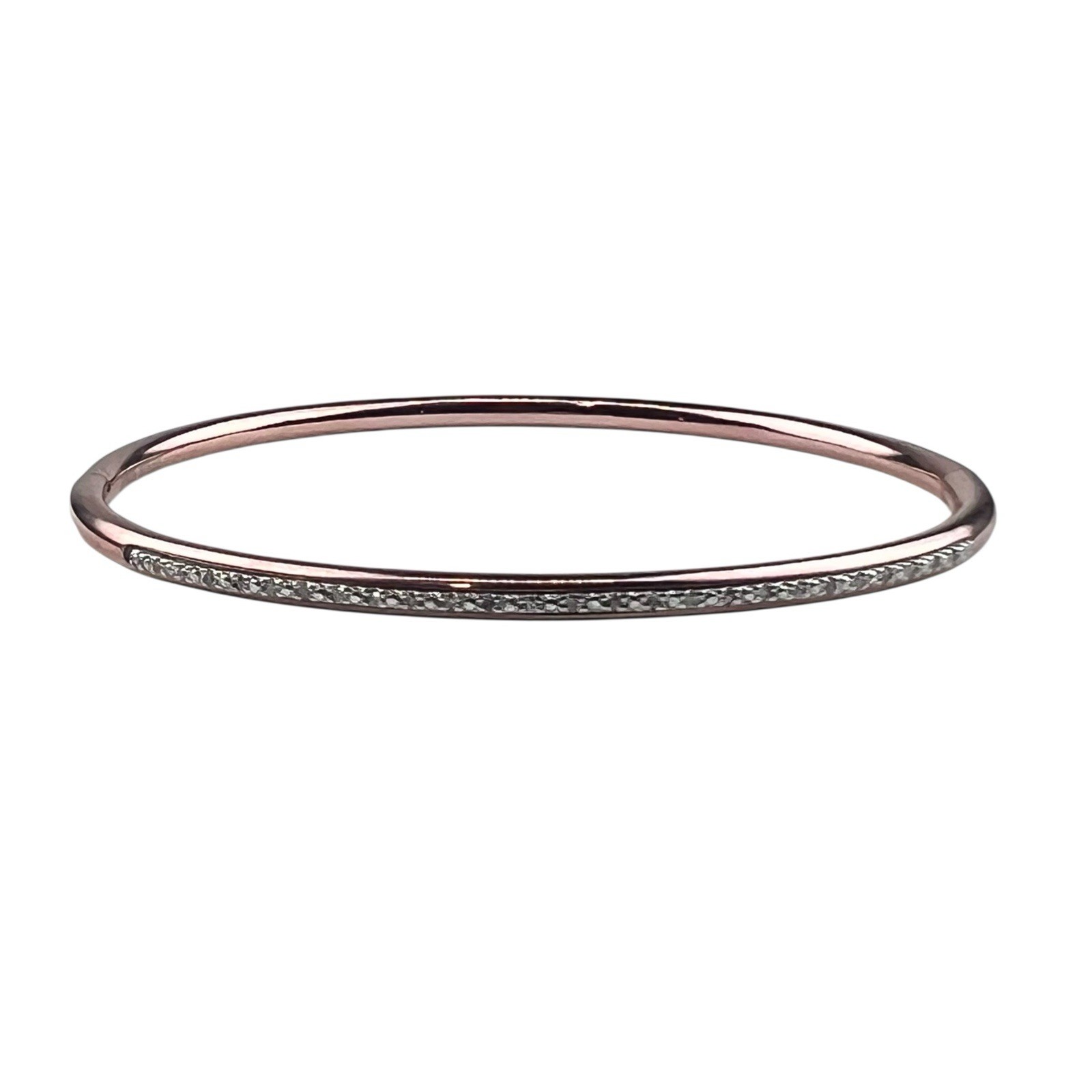 Textured Torque Bangle Sterling Silver Bracelet I… - image 1