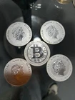 1 oz  X 5 .9999 Silver $2 Face Value, Bitcoin Round BU