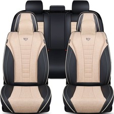 Mercedes E Klasse W213 S213 Bj ab 2016 kompatible Schonbezüge in Schwarz/Beige F