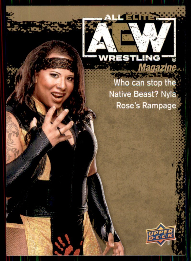 2021 Upper Deck AEW First Edition Nyla Rose #97