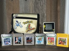 ORIGINAL 2000 s GAMEBOY COLOR POK MON GOLD SILVER LIMITED EDITION