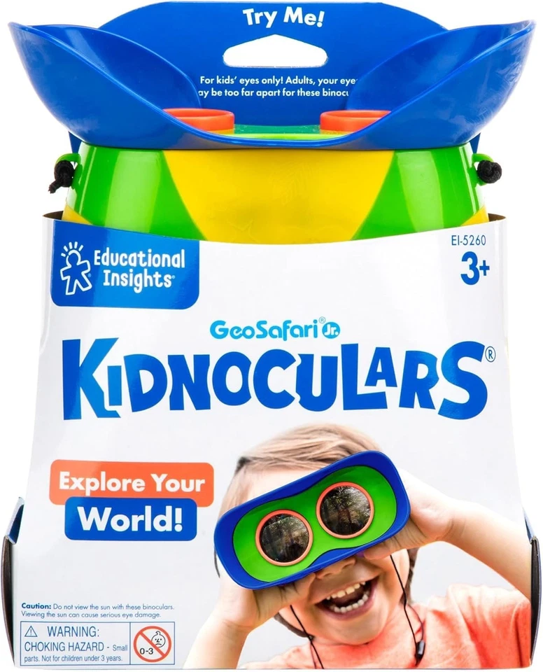 Educational Insights GeoSafari Jr. Kidnoculars – Binoculars for Toddlers & Kids - Image 2 of 4