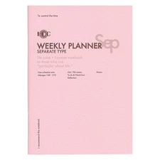 Luddite A5 Function Note WEEKLY PLANNER Weekly Holi Left Type LDNT-A5F
