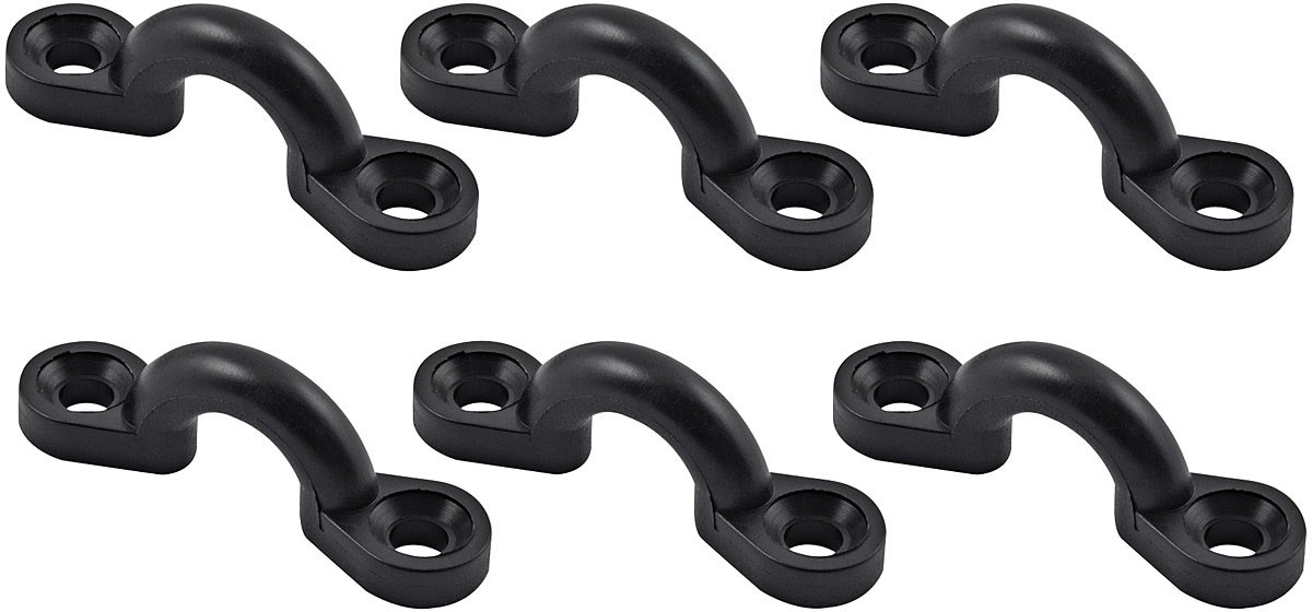Propel Black Nylon Kayak Eye Straps - Durable Secure Fastening Set of 6 4290₽