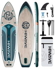 Inflatable Paddle Board 11 ' 34 " 6" Extra Wide Sup Board, 420lb Capacity P...