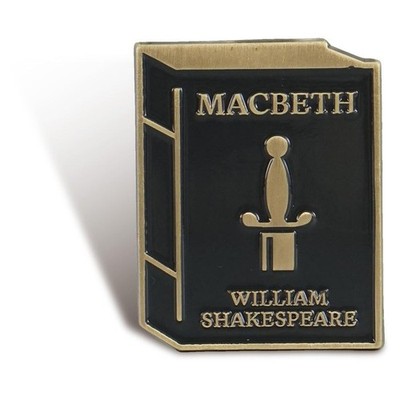 William Shakespeare Macbeth Emaille Anstecknadel Abzeichen Brosche Buchliebhaber Geschenk