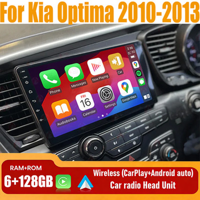 9'' Wireless Carplay & Android Auto Head Unit Car Radio For Kia Optima 2010-2013
