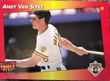 Donruss Triple Play 1992 Andy Van Slyke #148 Pirates MLB Base Set Card